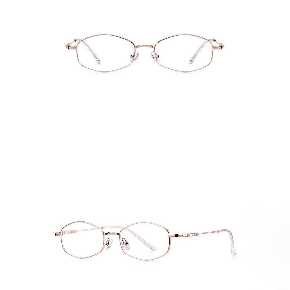 Damen-Computergläser Techsuit LS501, Anti-Blaues Licht, Roségold