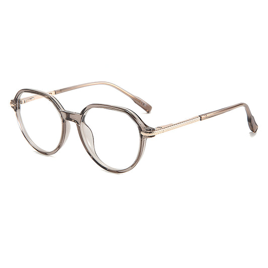 Lunettes d'ordinateur unisexes Techsuit TM1062, anti-lumière bleue, marron clair
