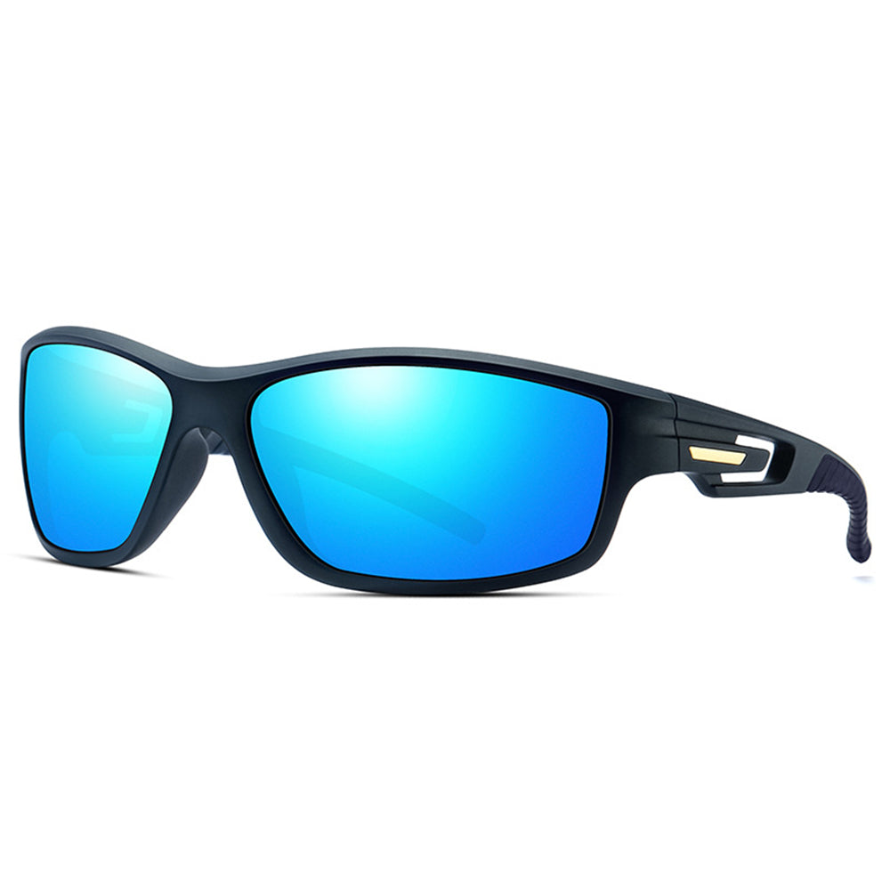 Unisex Fahrradbrille Techsuit 201910, polarisiert, blau