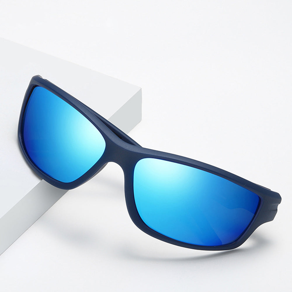 Unisex Fahrradbrille Techsuit 201910, polarisiert, blau