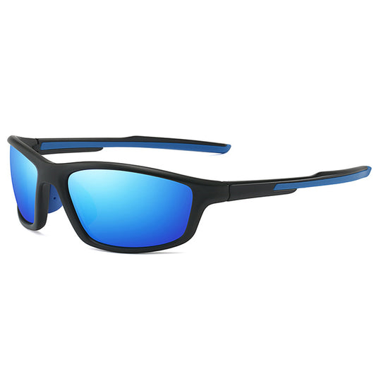 Unisex Fahrradbrille Techsuit 3047, UV-Schutz, Blau