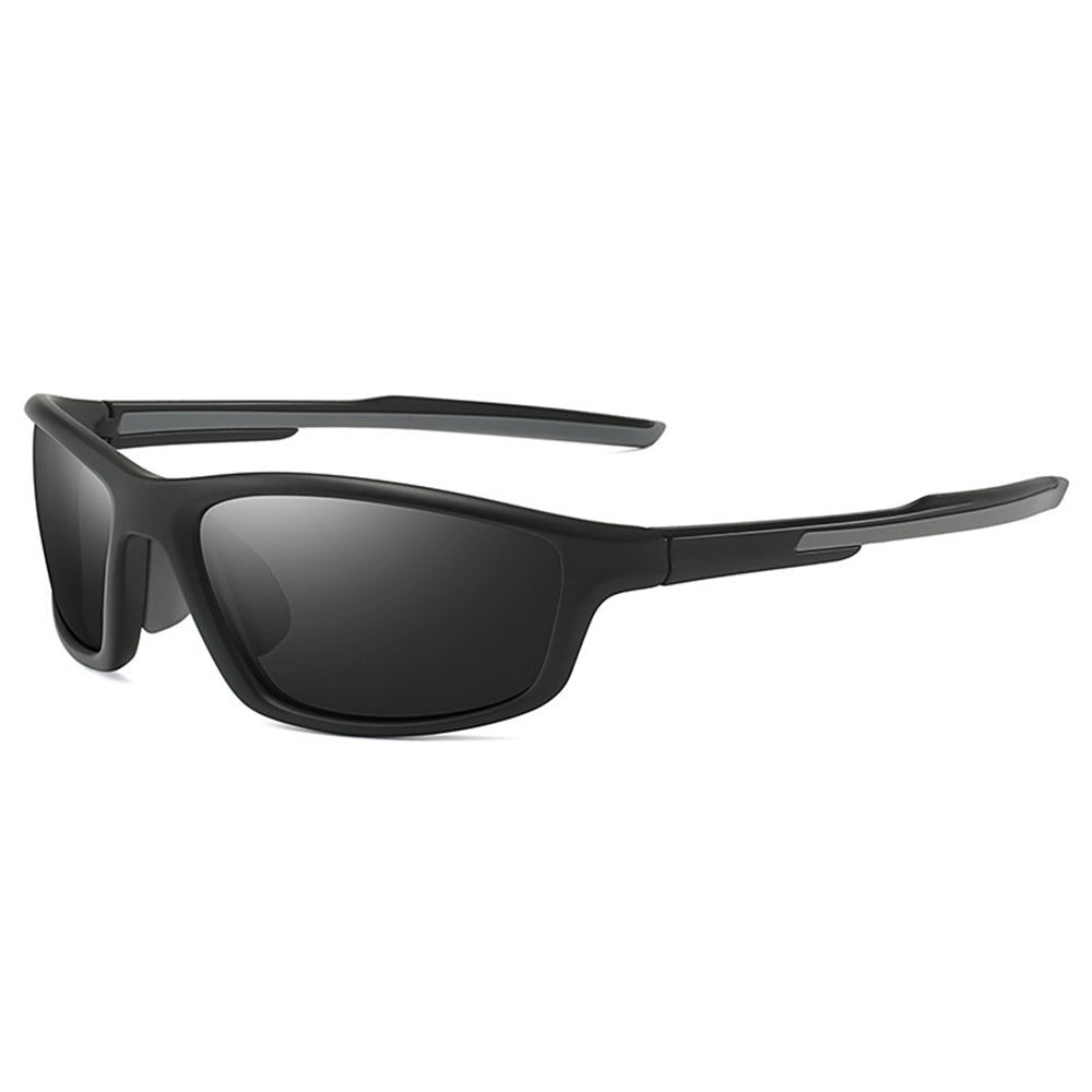 Lunettes de Cyclisme Unisexes Techsuit 3047, Protection UV, Noires