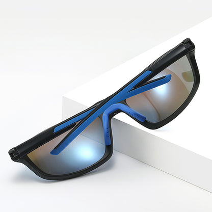Lunettes de Cyclisme Unisexes Techsuit 3047, Protection UV, Noires