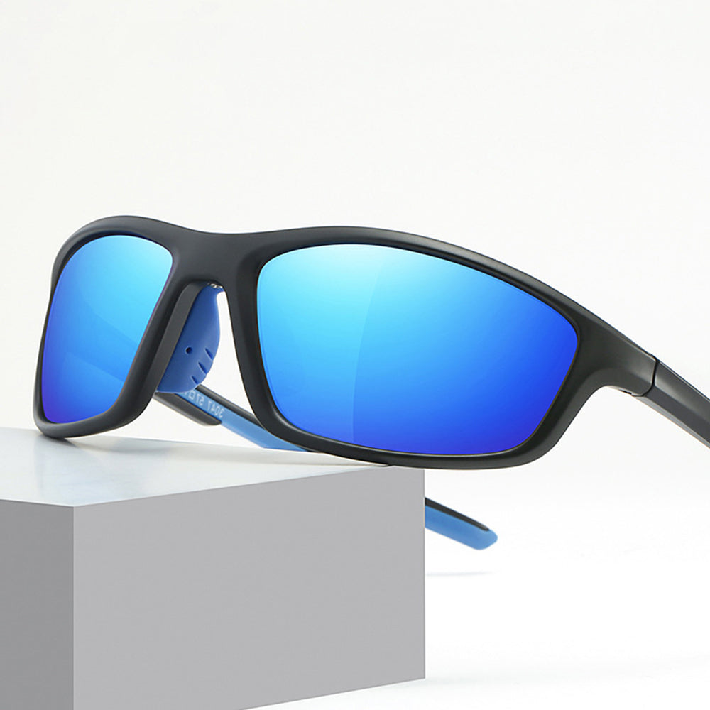 Lunettes de Cyclisme Unisexes Techsuit 3047, Protection UV, Noires