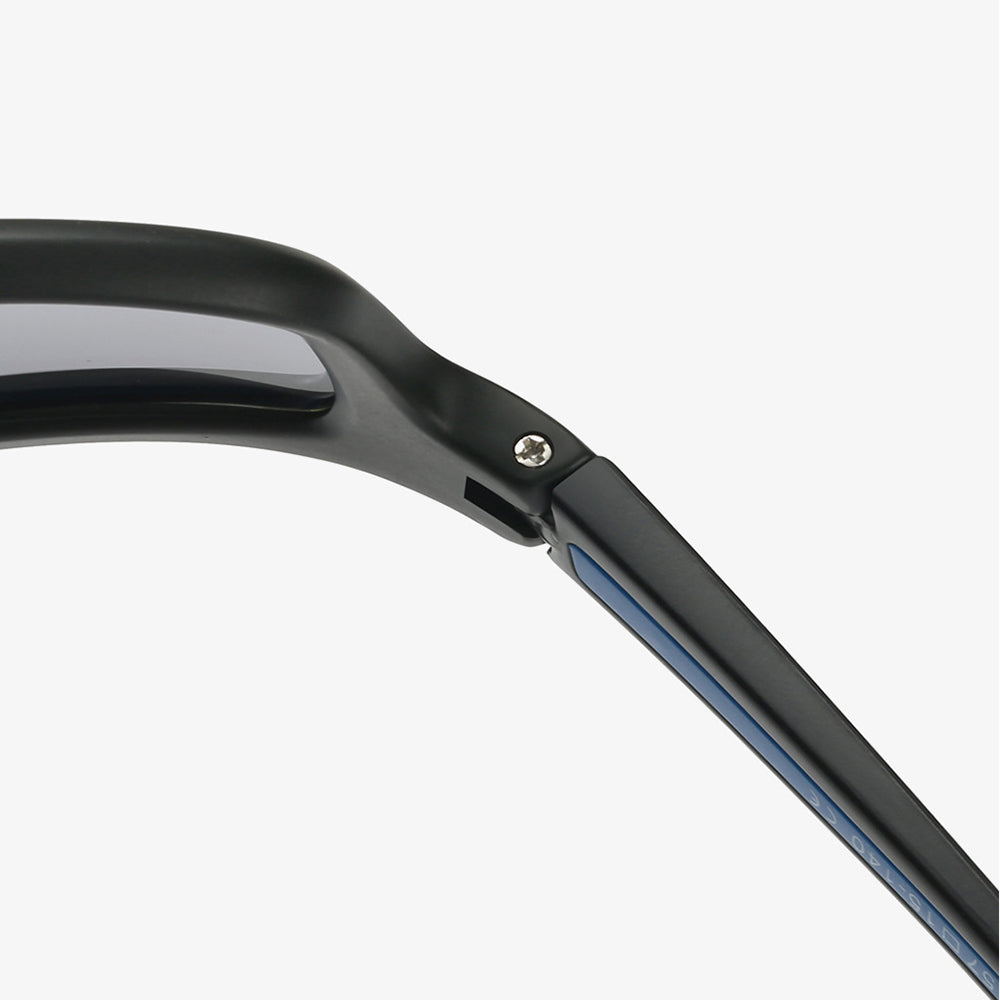 Lunettes de Cyclisme Unisexes Techsuit 3047, Protection UV, Noires