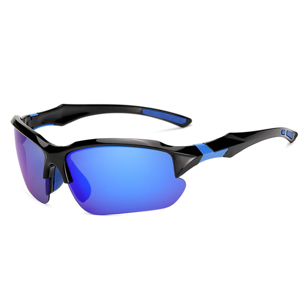 Lunettes de Cyclisme Unisexes Techsuit 9301, Protection UV, Noir Violet