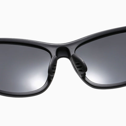 Lunettes de Cyclisme Unisex Techsuit 9309, Polarisées, Noir Marron