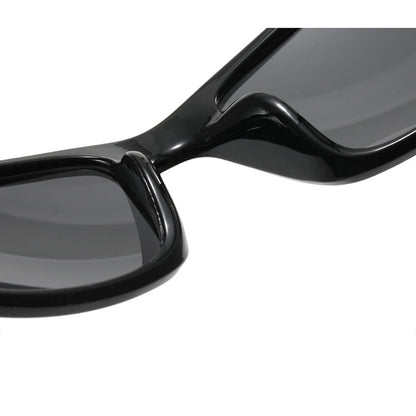 Unisex Fahrradbrille Techsuit 9937, Schwarz Blau Gelb