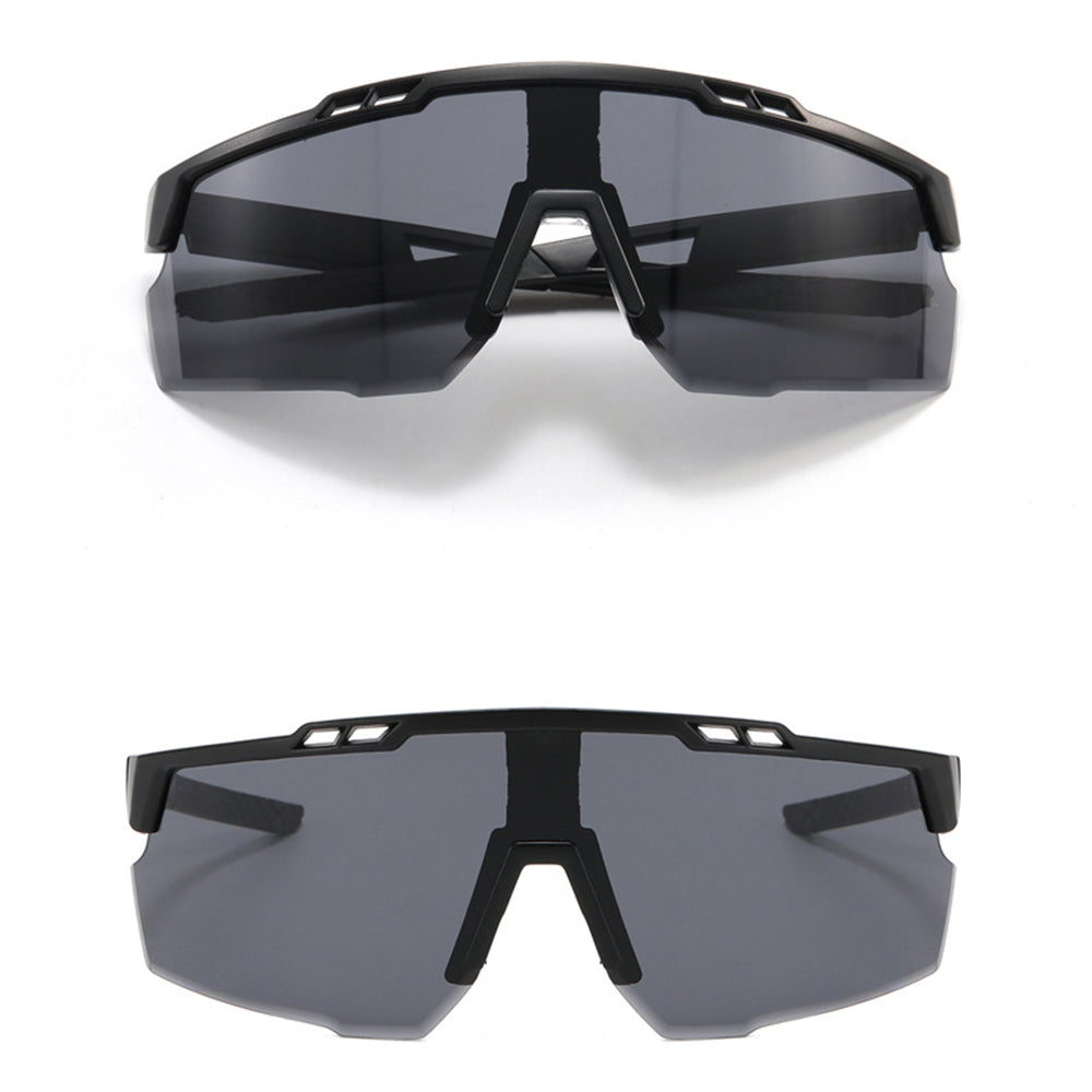 Lunettes de Cyclisme Unisexes Techsuit 9963, Noires Orange