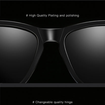 Herren-Sonnenbrille Techsuit 0717, polarisiert, UV-Schutz, schwarz-blau