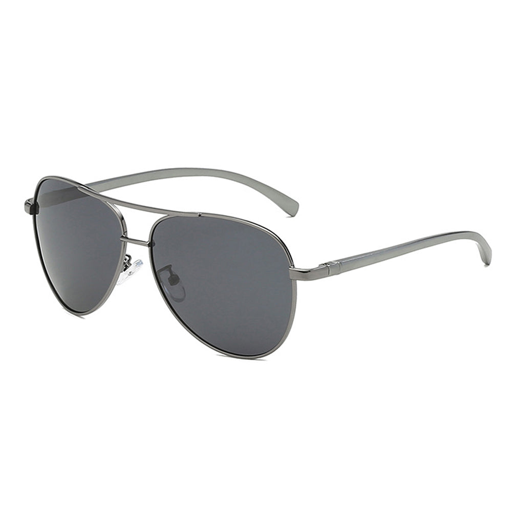 Herren-Sonnenbrille Techsuit 2150, polarisiert, UV-Schutz, grau
