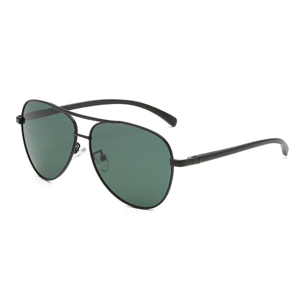 Lunettes de Soleil Homme Techsuit 2150, Polarisées, Protection UV, Noir Vert