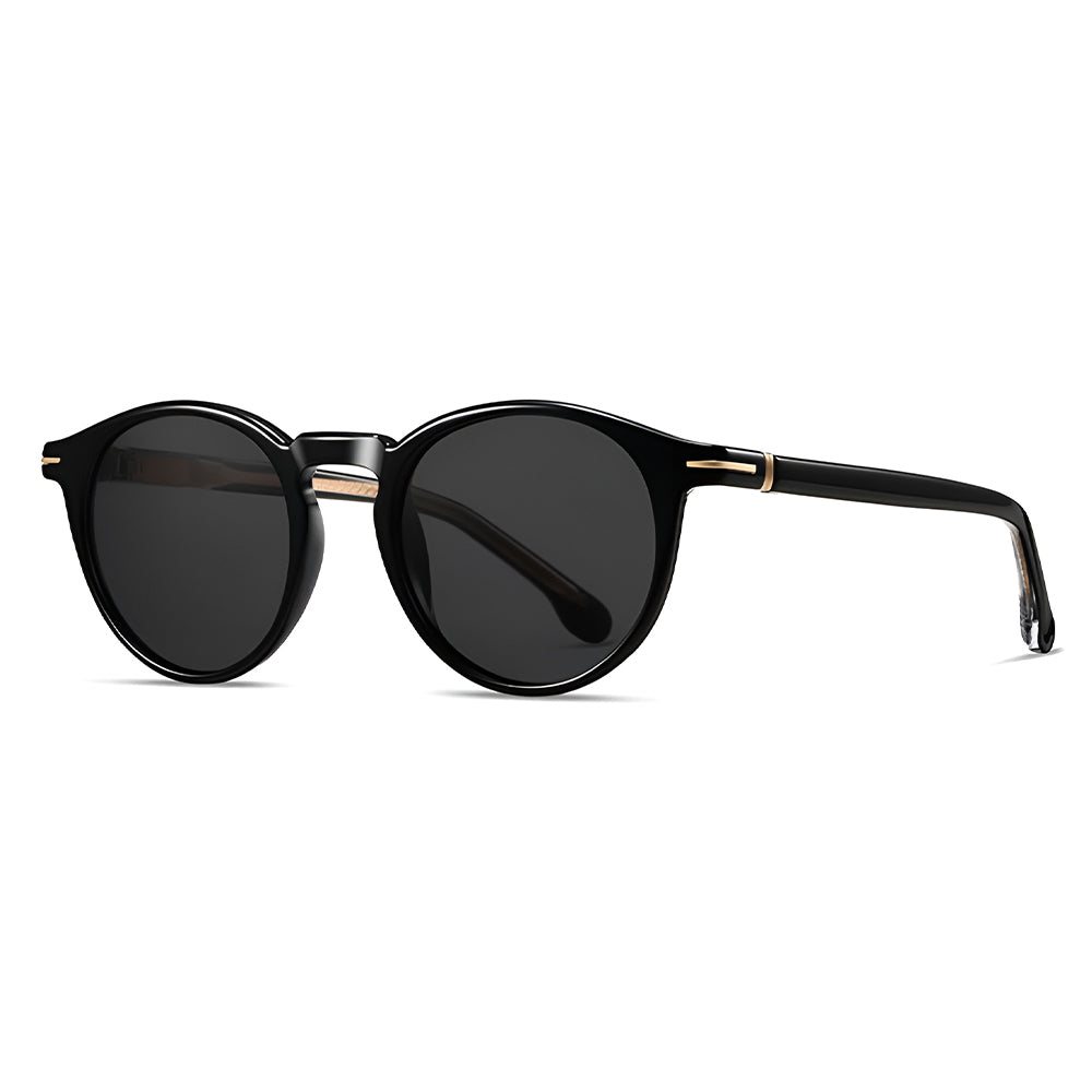 Herren-Sonnenbrille Techsuit 31235, polarisiert, schwarz
