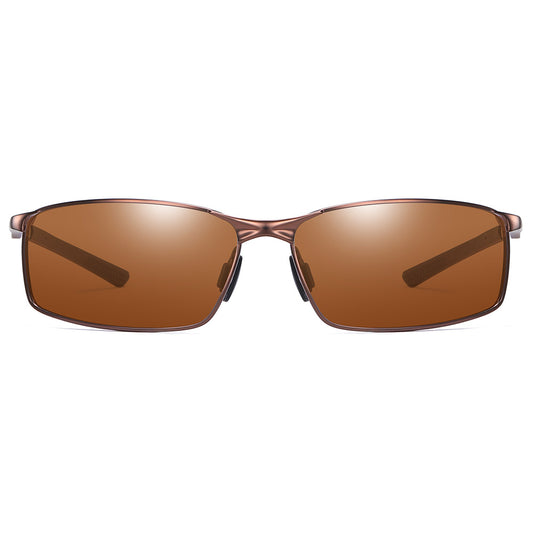 Lunettes de Soleil Homme Techsuit 559, Polarisées, Protection UV, Marron