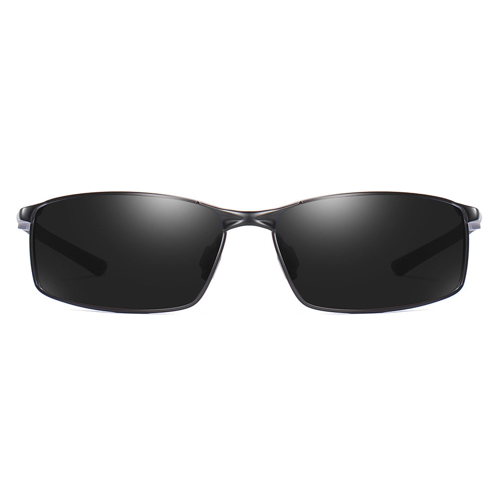 Herren-Sonnenbrille Techsuit 559, polarisiert, UV-Schutz, schwarz