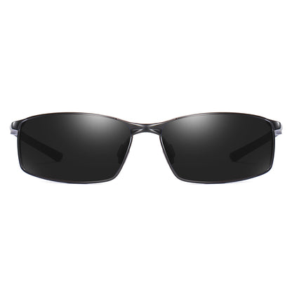 Herren-Sonnenbrille Techsuit 559, polarisiert, UV-Schutz, schwarz