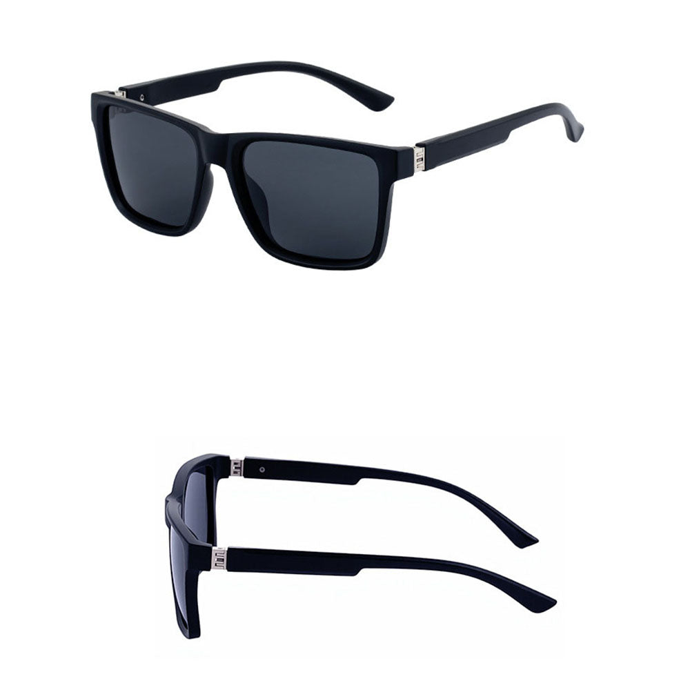 Herren-Sonnenbrille Techsuit 8506, polarisiert, UV-Schutz, mattes Braun Grau