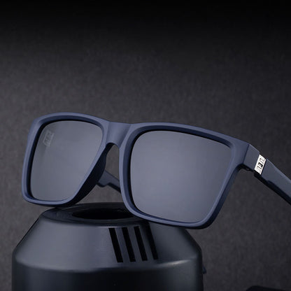 Herren-Sonnenbrille Techsuit 8506, polarisiert, UV-Schutz, mattes Braun Grau