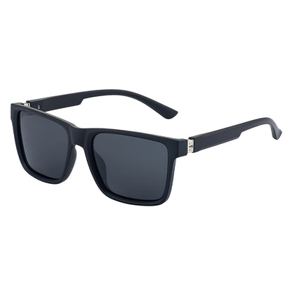 Lunettes de Soleil Homme Techsuit 8506, Polarisées, Protection UV, Noir Mat