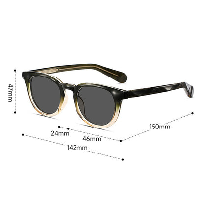Herren-Sonnenbrille Techsuit 8663, polarisiert, UV-Schutz, schwarz