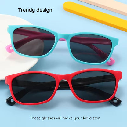 Techsuit Baby-Sonnenbrille 8260-C29, polarisiert, dunkelblau