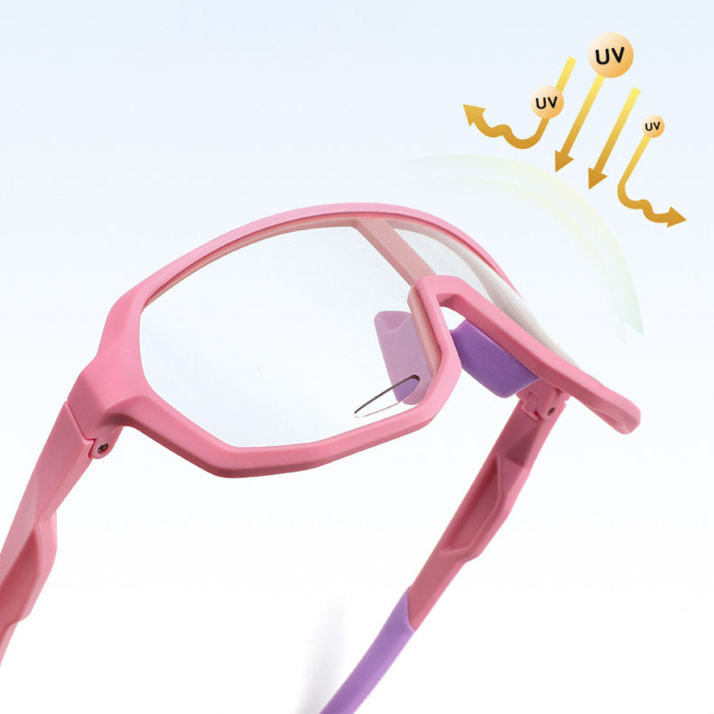 Techsuit Kinder Sonnenbrille 22312, polarisiert, UV-Schutz, rosa