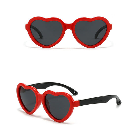 Lunettes de Soleil Enfants Techsuit 23070, Polarisées, Protection UV, Noir Rouge