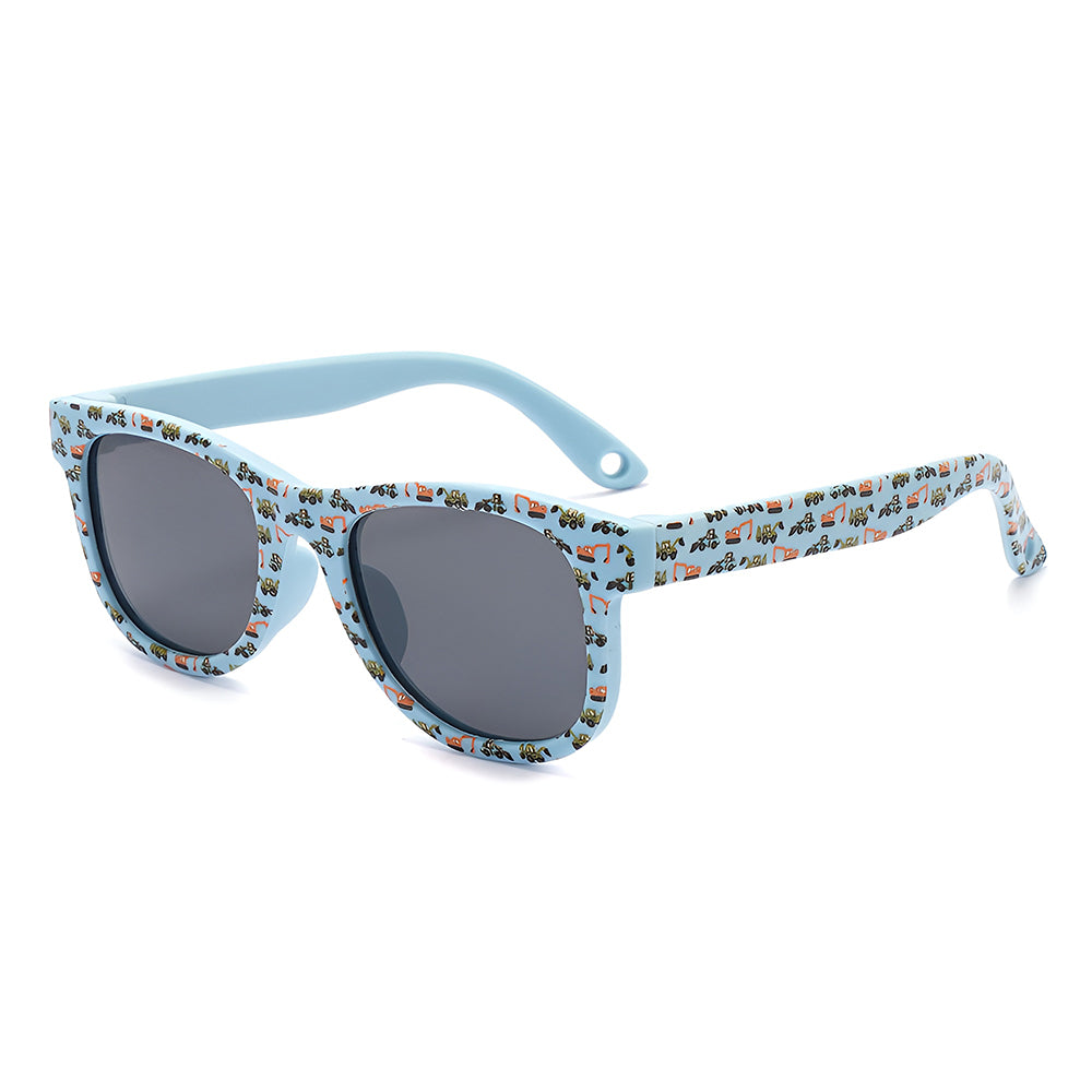 Lunettes de Soleil Enfants Techsuit 5218, Polarisées, Protection UV, Bleues