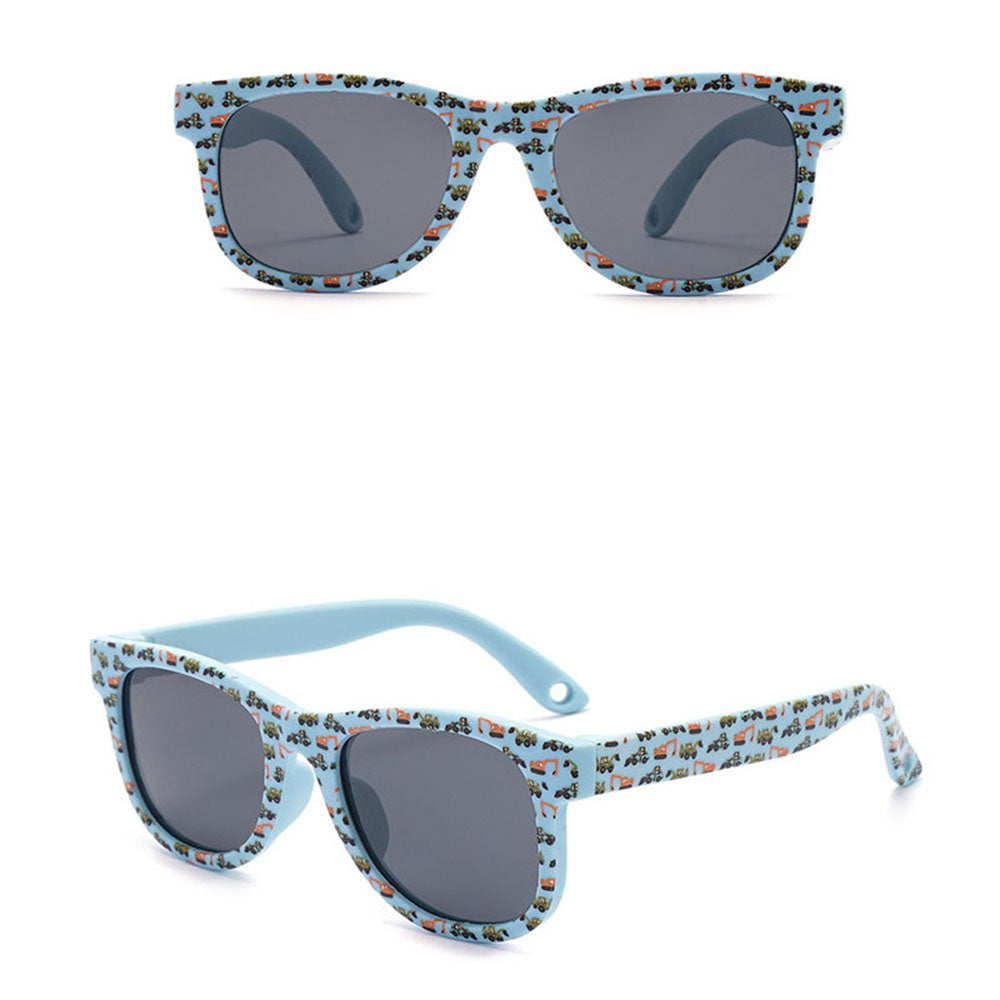 Lunettes de Soleil Enfants Techsuit 5218, Polarisées, Protection UV, Bleues