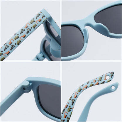 Lunettes de Soleil Enfants Techsuit 5218, Polarisées, Protection UV, Bleues