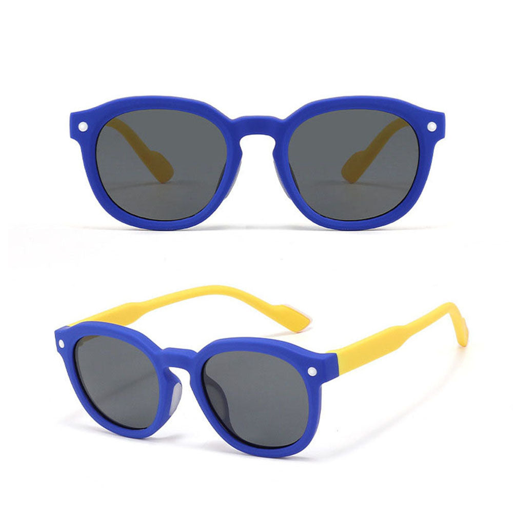Lunettes de Soleil Enfants Techsuit 616, Polarisées, Protection UV, Bleu Jaune