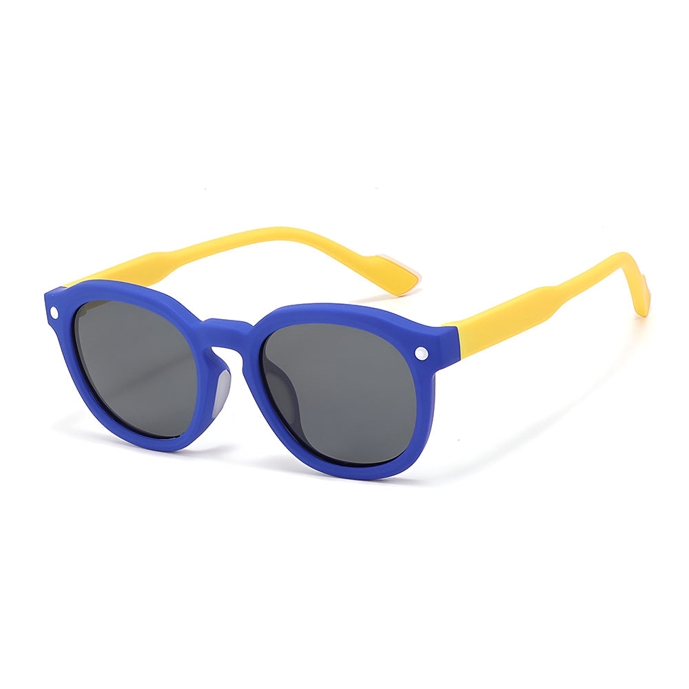 Lunettes de Soleil Enfants Techsuit 616, Polarisées, Protection UV, Bleu Jaune