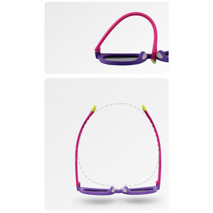 Lunettes de Soleil Enfants Techsuit 616, Polarisées, Protection UV, Bleu Jaune