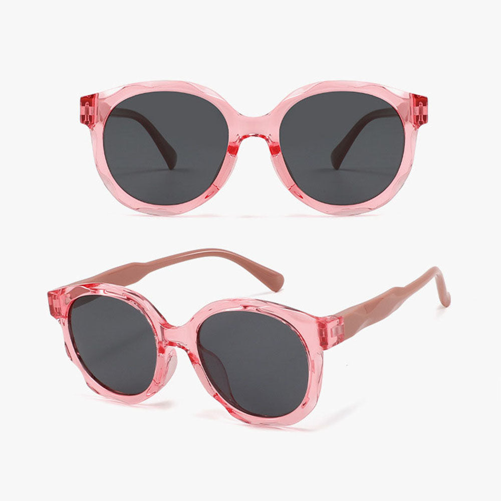 Techsuit 627 Kinder-Sonnenbrille, polarisiert, UV-Schutz, Pfirsichrosa