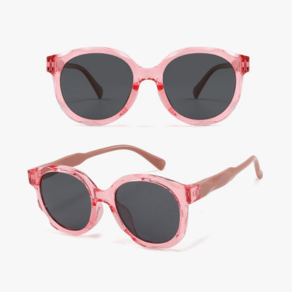 Techsuit 627 Kinder-Sonnenbrille, polarisiert, UV-Schutz, Pfirsichrosa