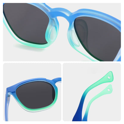 Techsuit 691 Kinder-Sonnenbrille, polarisiert, UV-Schutz, lila