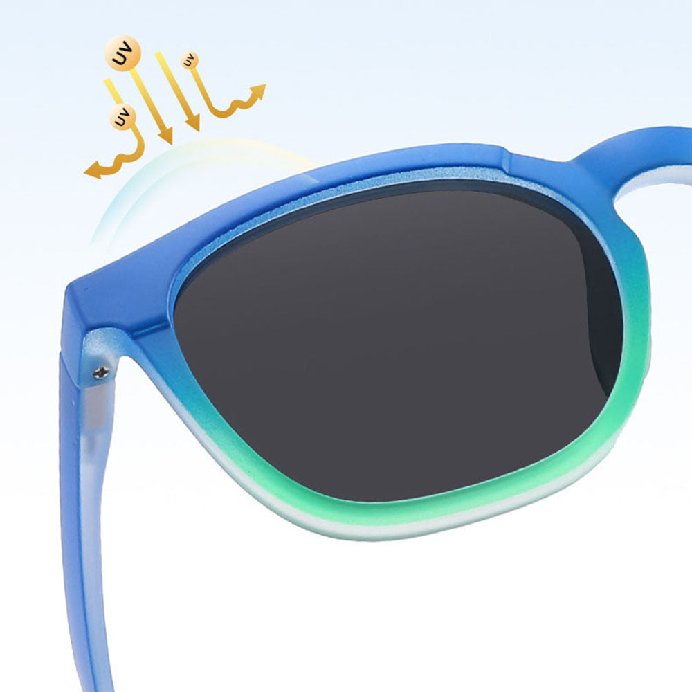 Techsuit 691 Kinder-Sonnenbrille, polarisiert, UV-Schutz, lila