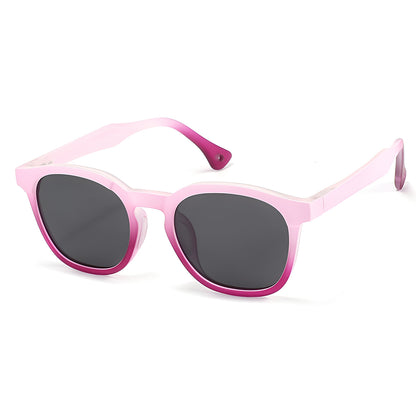 Techsuit 691 Kinder-Sonnenbrille, polarisiert, UV-Schutz, rosa