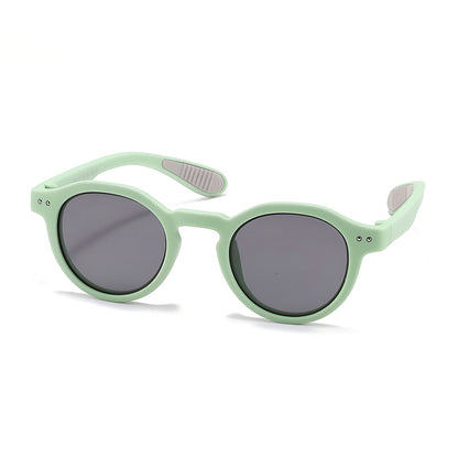 Techsuit Kinder Sonnenbrille 8443, polarisiert, UV-Schutz, grün