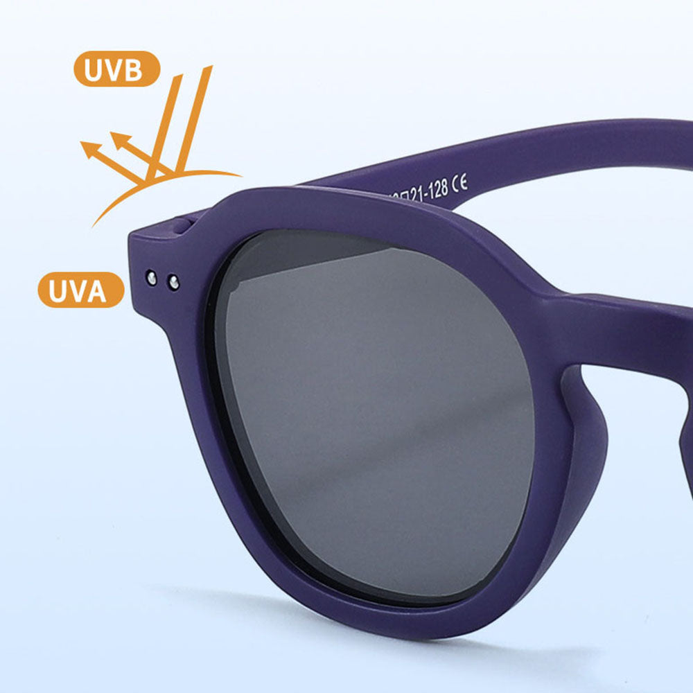 Techsuit Kinder Sonnenbrille 8447, polarisiert, UV-Schutz, schwarz