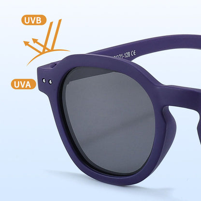 Techsuit Kinder Sonnenbrille 8447, polarisiert, UV-Schutz, schwarz