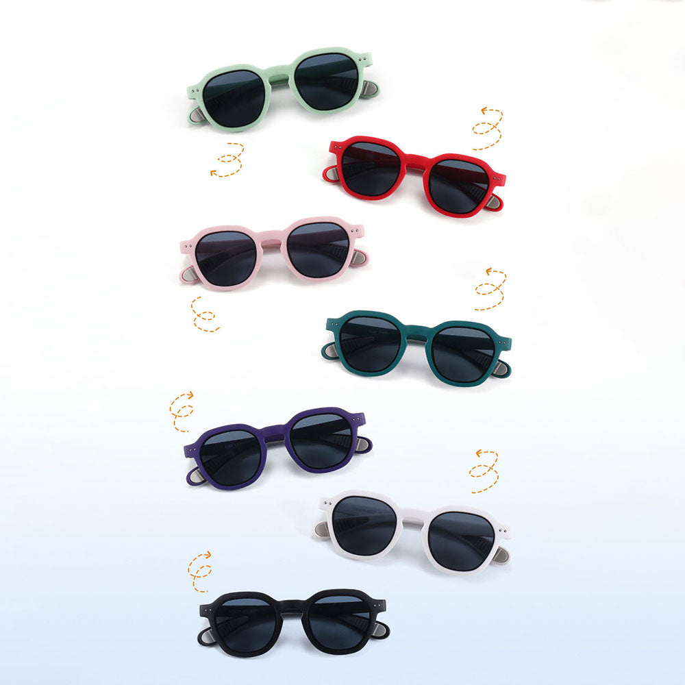 Techsuit Kinder Sonnenbrille 8447, polarisiert, UV-Schutz, schwarz