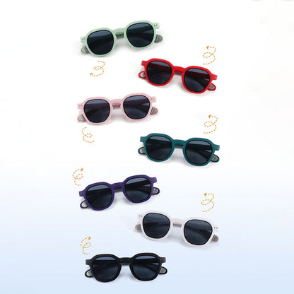 Techsuit Kinder Sonnenbrille 8447, polarisiert, UV-Schutz, schwarz