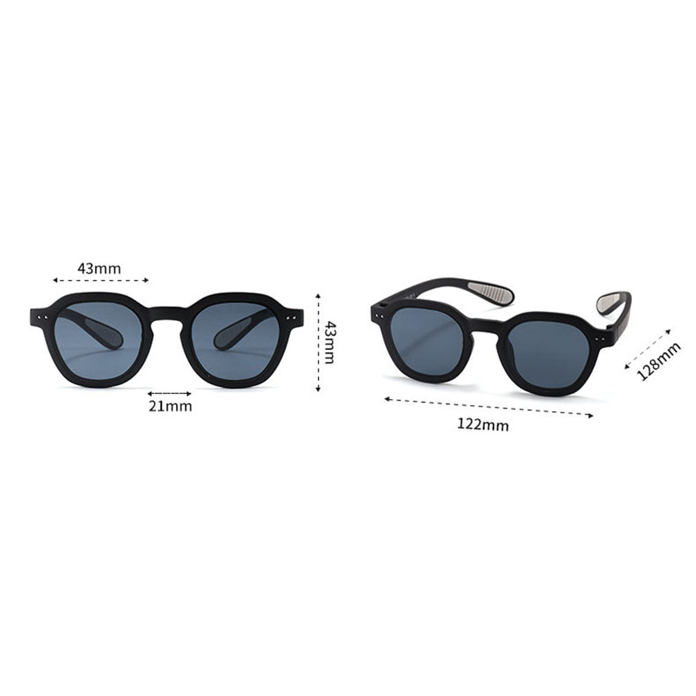 Techsuit Kinder Sonnenbrille 8447, polarisiert, UV-Schutz, schwarz