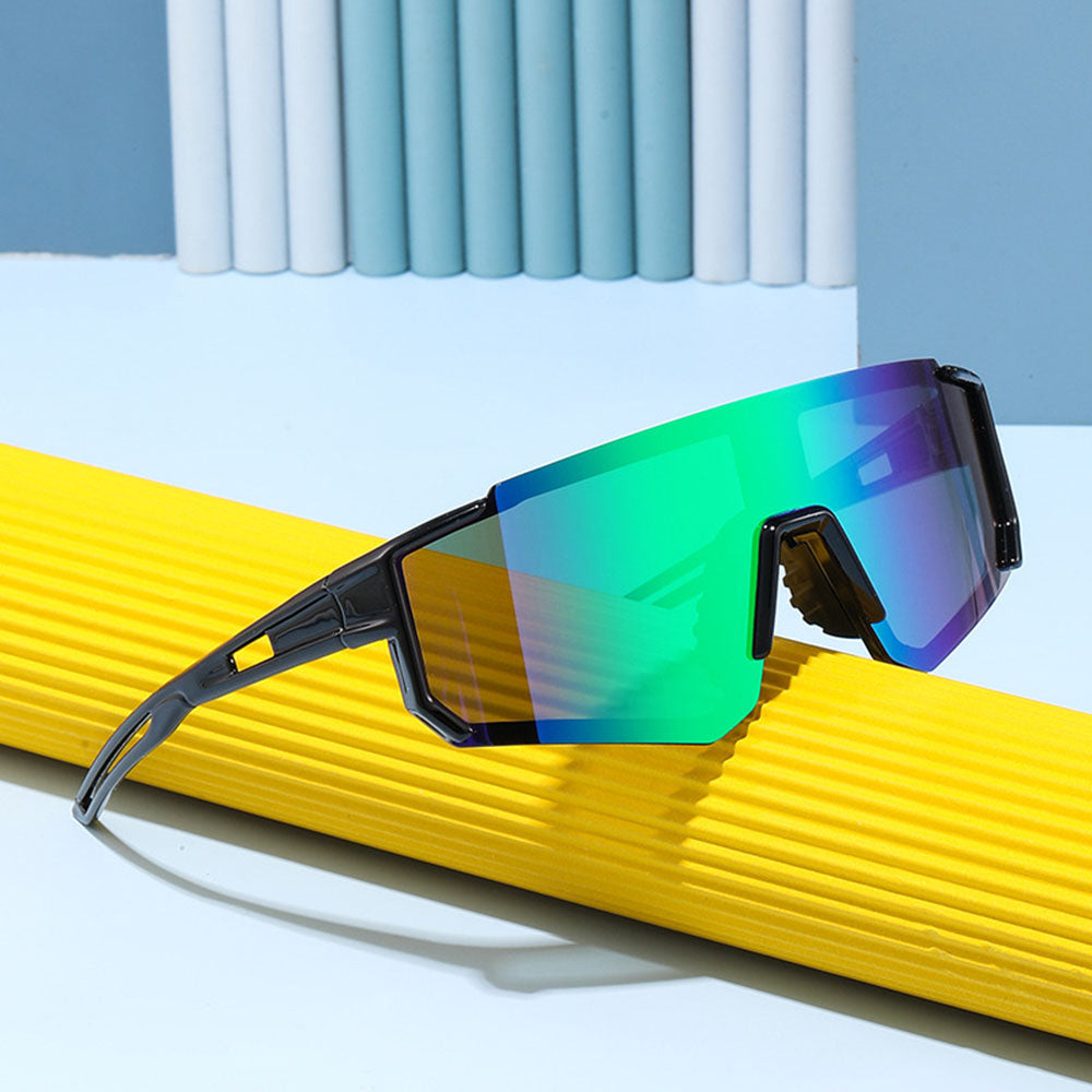 Techsuit R601 Kinder-Sonnenbrille, polarisiert, UV-Schutz, Schwarz Orange Gelb