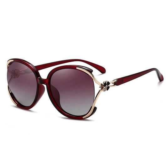 Lunettes de Soleil Femme Techsuit 1384, Polarisées, Protection UV, Rouges