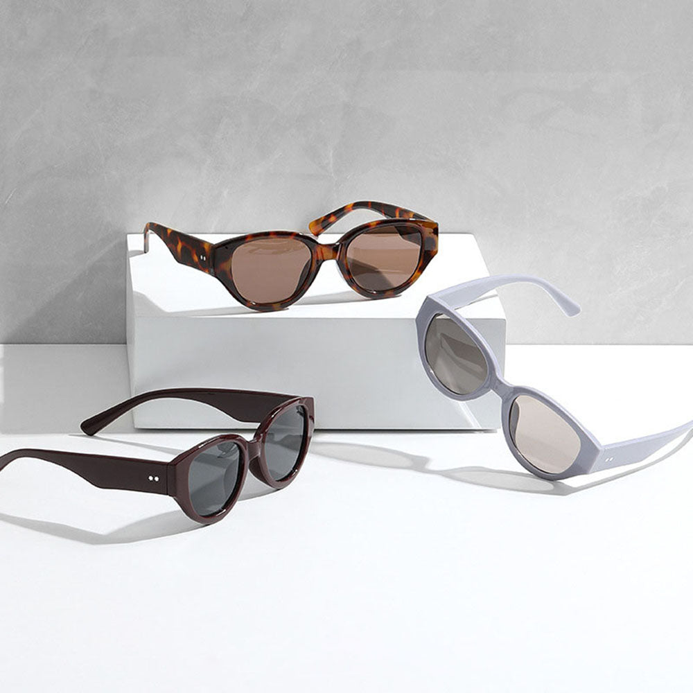 Damen-Sonnenbrille Techsuit 17002, Grau Braun