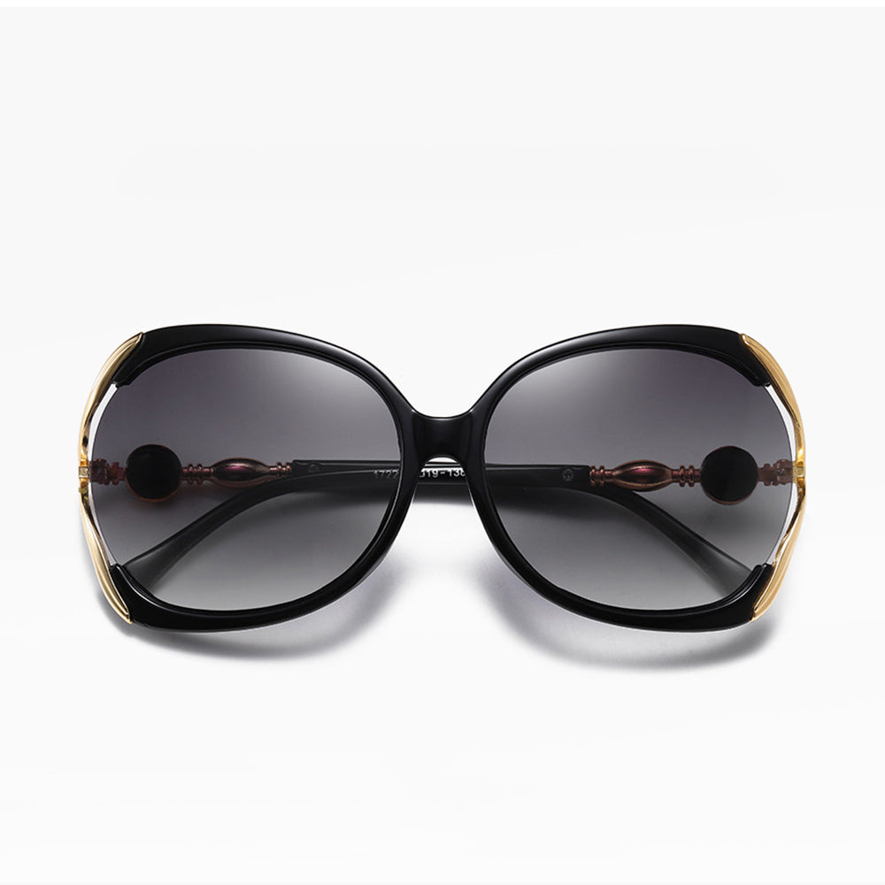 Women's Techsuit 1722 Sunglasses, Polarized, UV Protection, Black Gray
