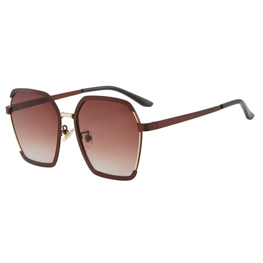 Lunettes de Soleil Femme Techsuit 191, Polarisées, Protection UV, Marron