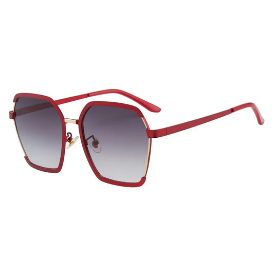 Lunettes de Soleil Femme Techsuit 191, Polarisées, Protection UV, Rouges